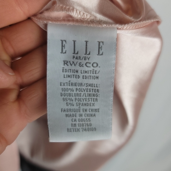 ELLE for RW & CO Lightweight Blk Sheath Dress Sz10 - Picture 5 of 5